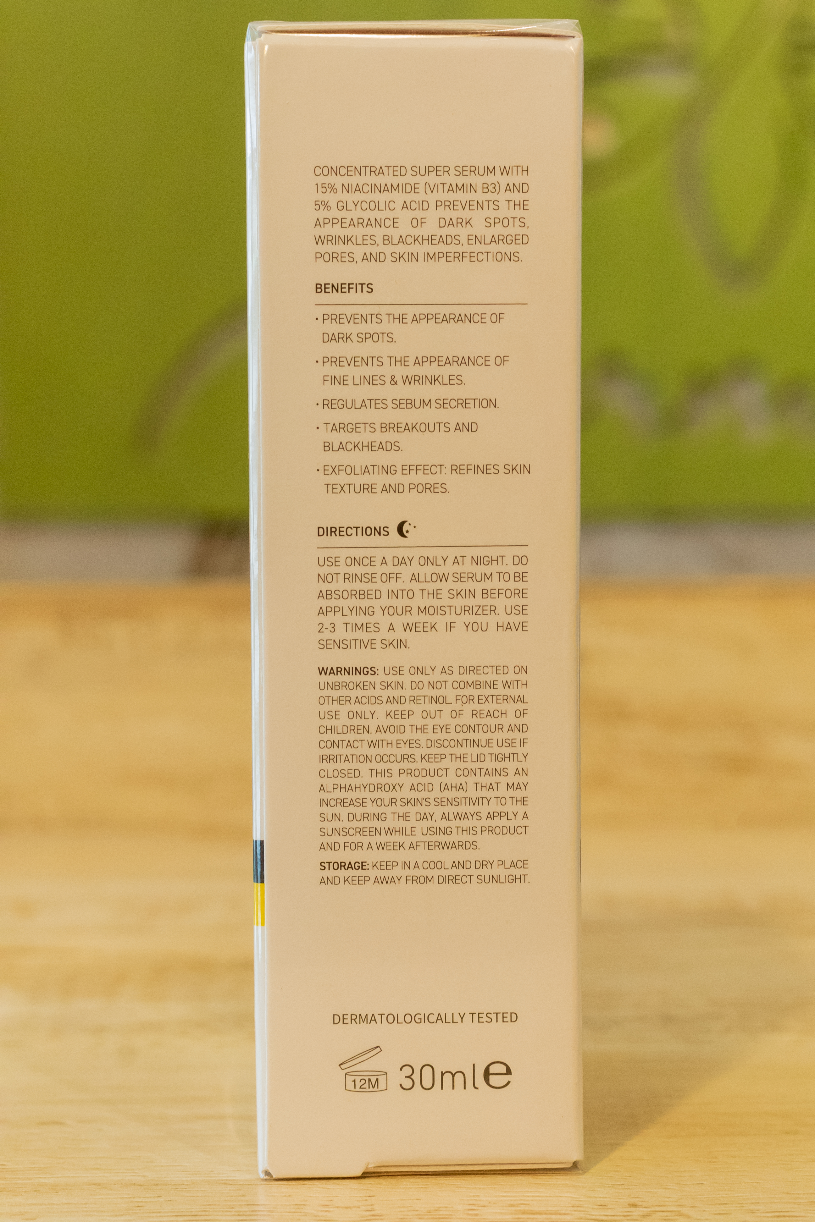 Niacinamidee G Super serum
